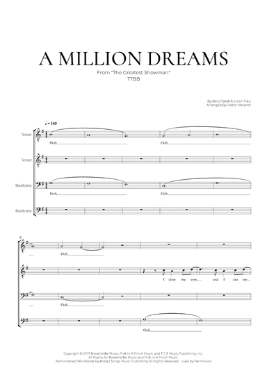 A Million Dreams (arr. Pedro Merendi)