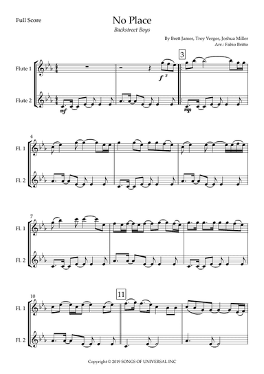 No Place (arr. Fabio Britto)
