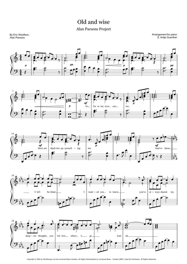 Old And Wise (arr. Antje Günther)