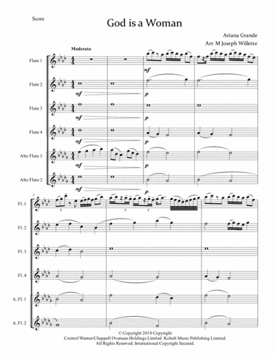 God Is A Woman (arr. M Joseph Willette)