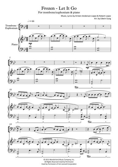 Let It Go (from Frozen) (arr. Edwin Sung)