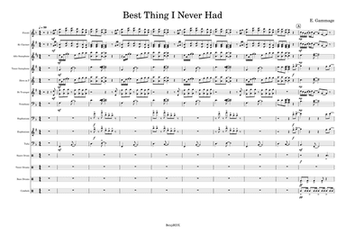 Best Thing I Never Had (arr. Ethan Gammage)