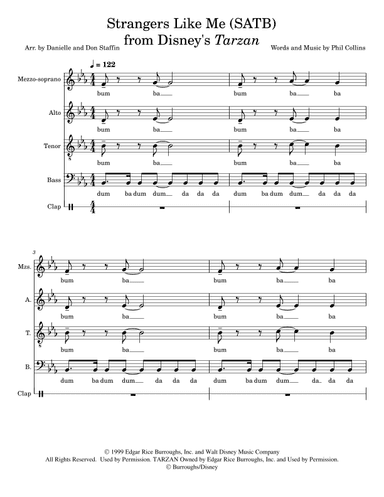 Strangers Like Me(r) (arr. Don Staffin and Danielle Staffin)