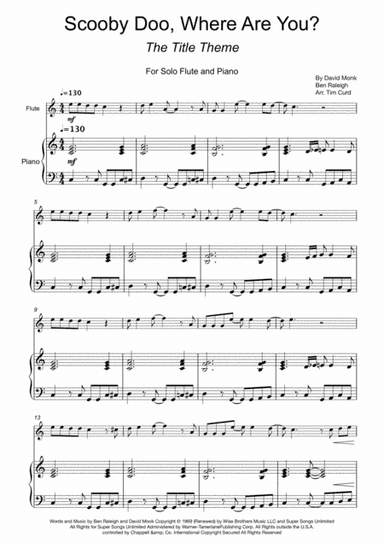 Scooby Doo, Where Are You? (arr. Tim Curd)