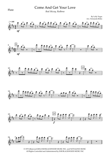 Come And Get Your Love (arr. Fernando Britto)