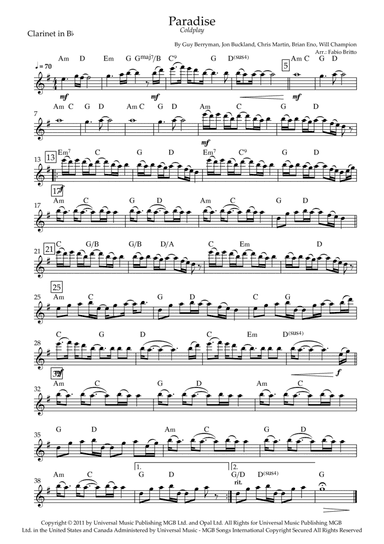Paradise (arr. Fabio Britto)