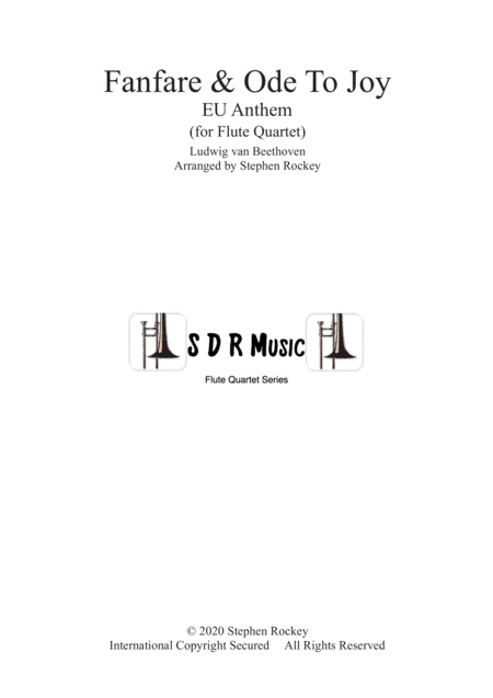 Fanfare and Ode To Joy for Flute Quartet (arr. Stephen Rockey)