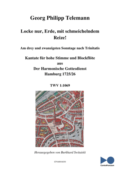 Harmonischer Gottesdienst TWV 1:1069  Locke nur, Erde, mit schmeichelndem Reize! (arr. Dr. Burkhard Switaiski)