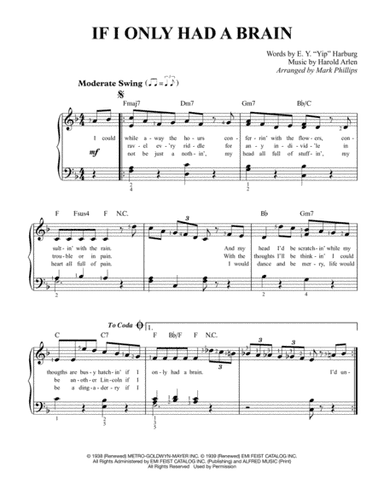 If I Only Had A Brain (arr. Mark Phillips)