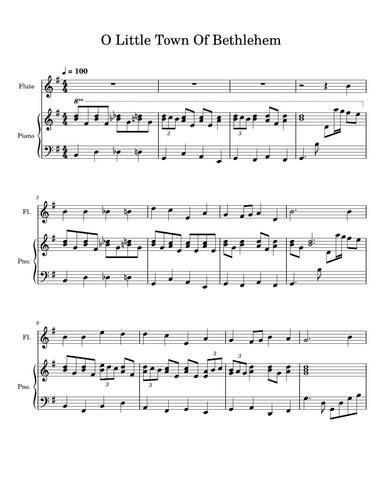 O Little Town of Bethlehem (arr. G. Gordon)