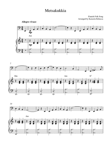 Metsakukkia (arr. Kaiserin Rebecca)