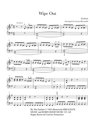 Wipe Out (arr. Laura Reynolds)