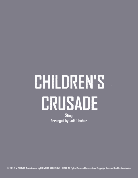 Children's Crusade (arr. Jeff Tincher)