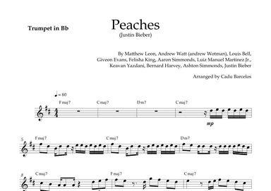 Peaches (arr. Cadu Barcelos)