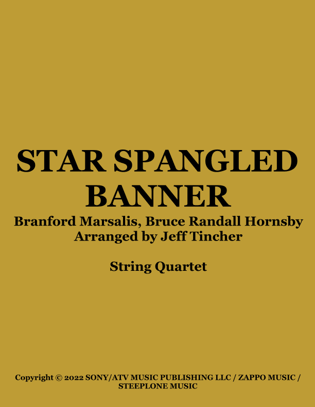 Star Spangled Banner (arr. Jeff Tincher)