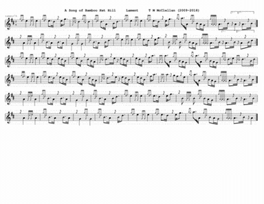 A Song of Bamboo Hat Hill (lament)