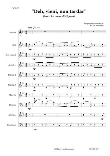 Lascia ch'io pianga for soprano and concert band (arr. Mark Armstrong)