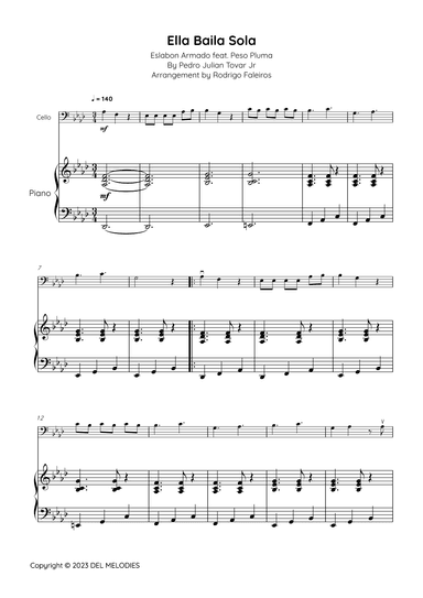 Ella Baila Sola (arr. Rodrigo Faleiros)
