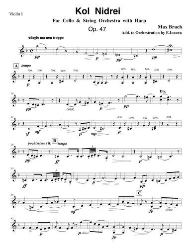 Kol Nidrei (arr. Elena Ionova)