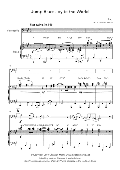 Jump Blues Joy to the World (arr. Hoopla Sheet Music)