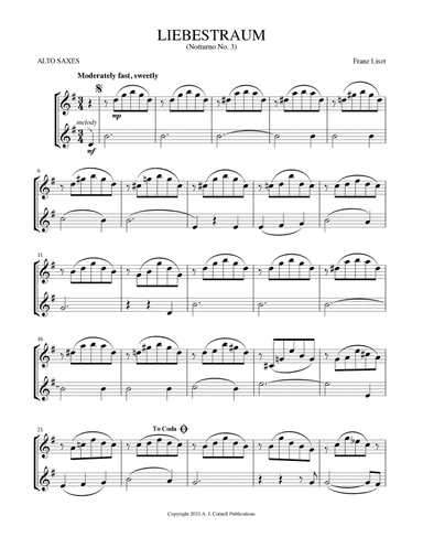 Liebestraum (arr. Mark Phillips)