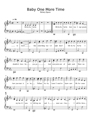 ...baby One More Time (arr. eduardo)