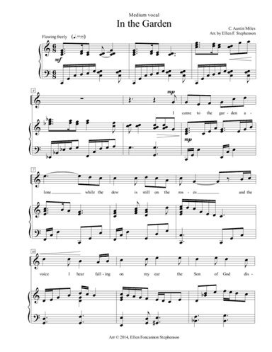 In the Garden (voice and piano) (arr. Ellen Foncannon Stephenson)