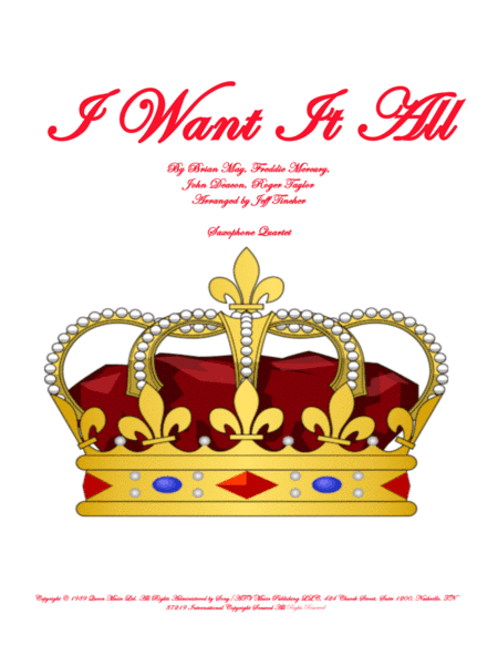 I Want It All (arr. Jeff Tincher)