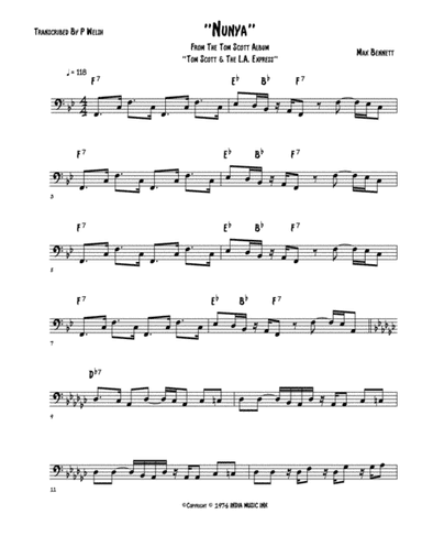 Nunya (arr. P Welsh)