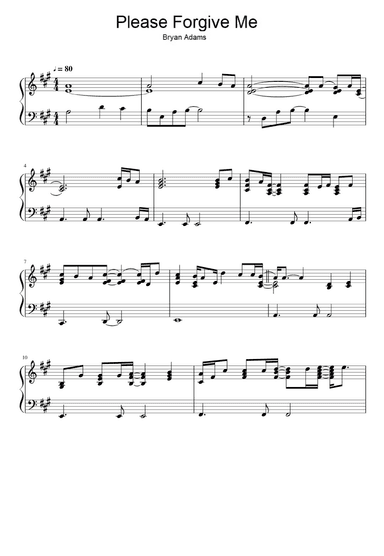 Please Forgive Me (arr. Eduardo Sabino)
