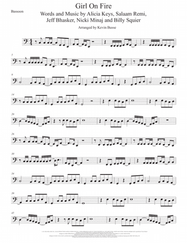 Girl On Fire (arr. Kevin Busse)