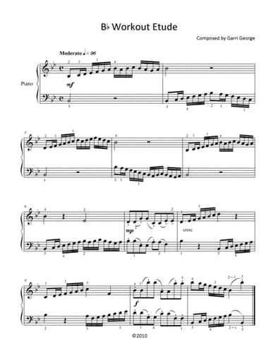 B Flat Workout Etude