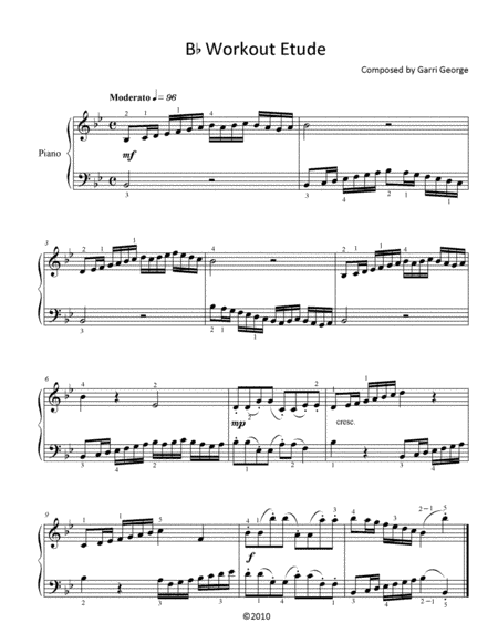 B Flat Workout Etude