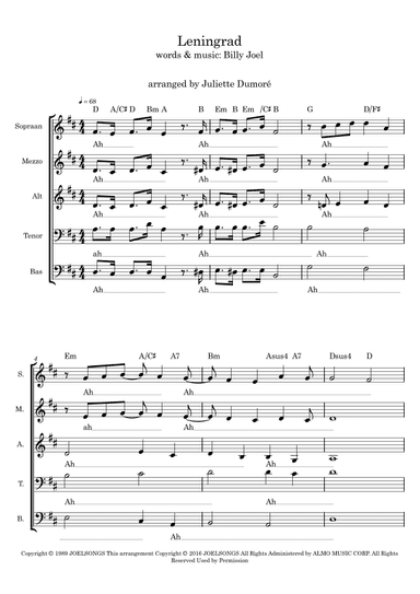 Leningrad (arr. Juliette Dumoré)