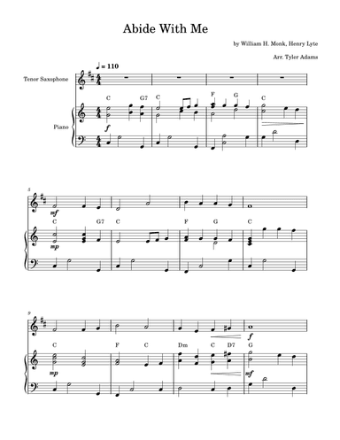 Abide With Me (arr. Tyler Adams)