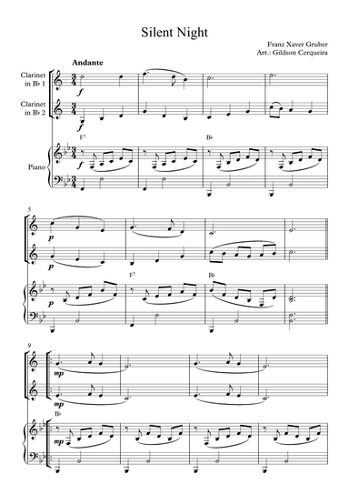 Silent Night (arr. Gildson Cerqueira)
