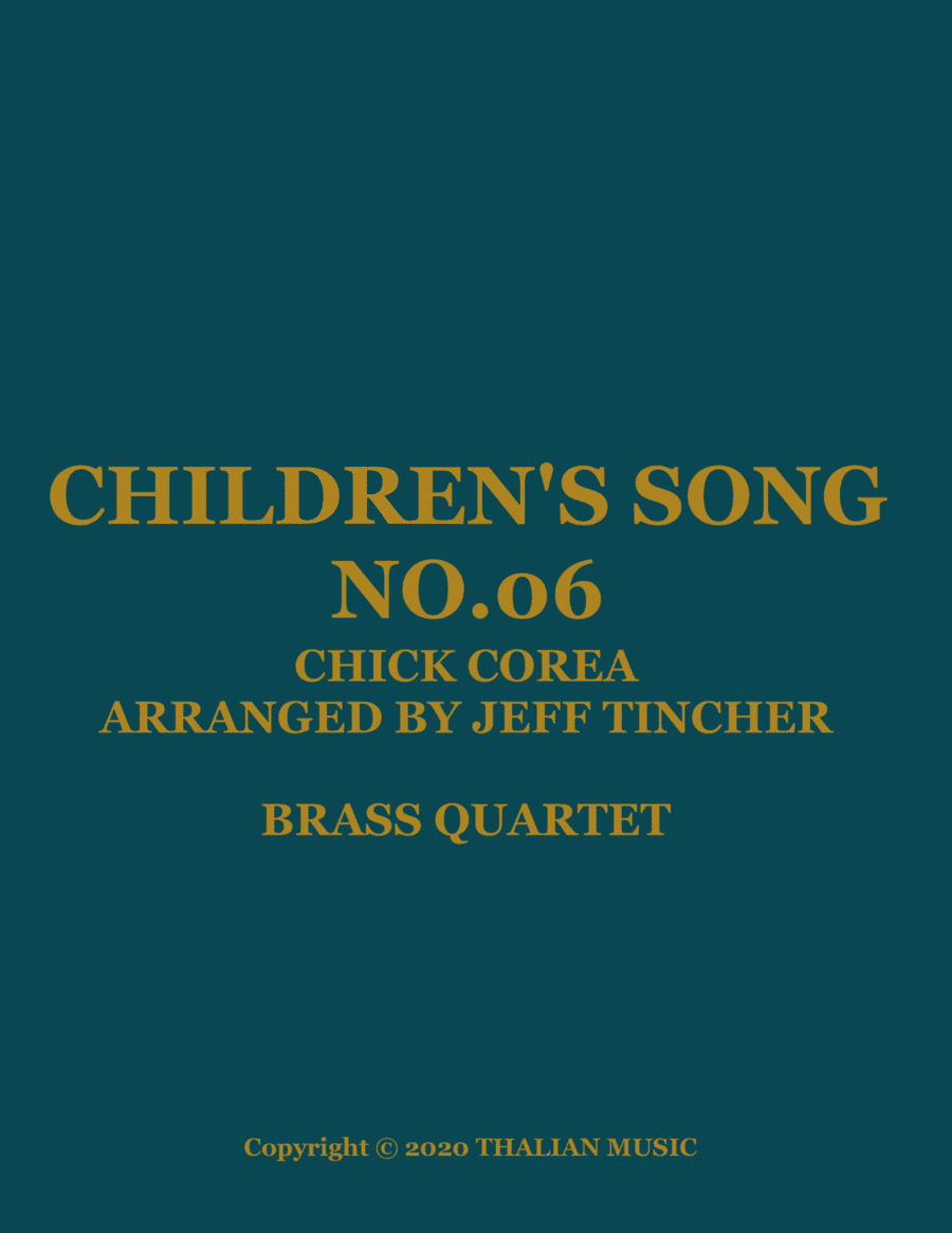 Children's Song No. 6 (arr. Jeff Tincher)
