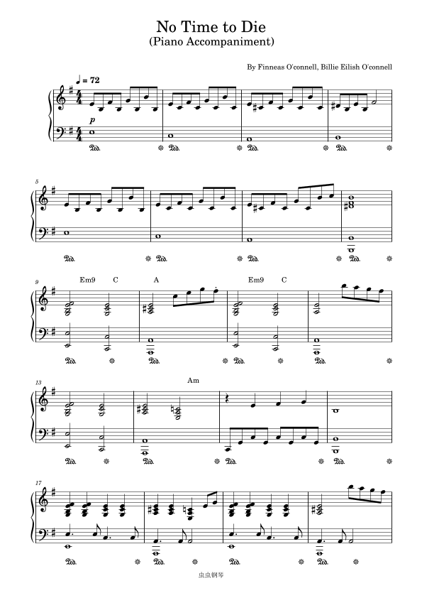 No Time To Die (arr. poon)