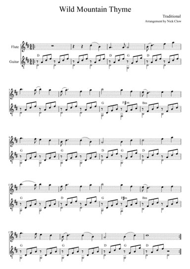 Wild Mountain Thyme (arr. Nick Clow)