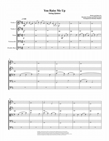 You Raise Me Up (arr. Abraham Maduro)
