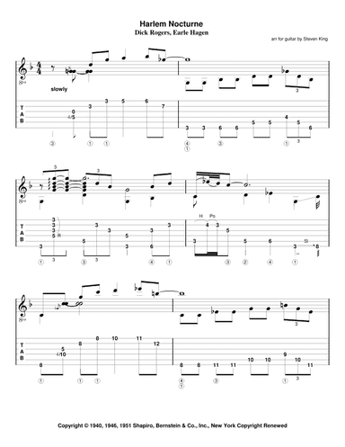 Harlem Nocturne (arr. Steven King)