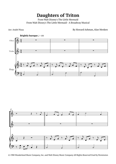 Daughters Of Triton (arr. André Nusa)