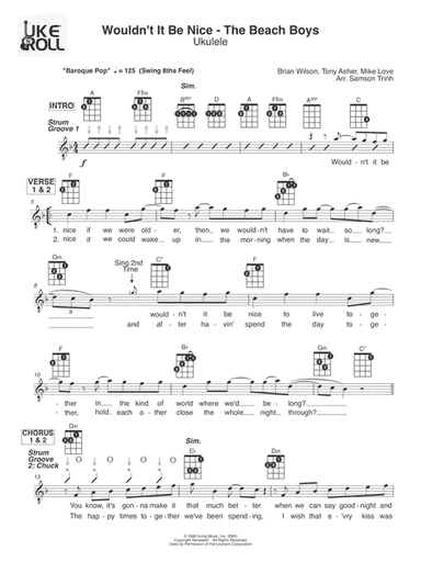 Wouldn't It Be Nice (arr. Samson Trinh)