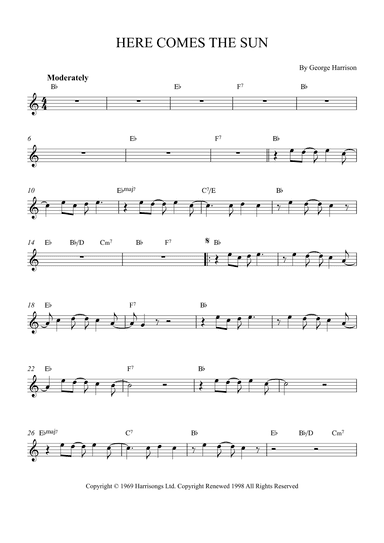 Here Comes The Sun (arr. Alex Nunes Rodrigues)