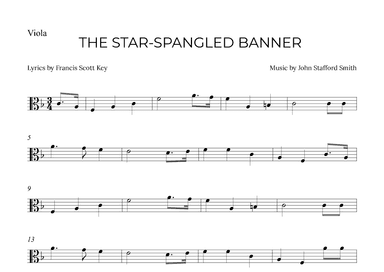 THE STAR-SPANGLED BANNER (arr. Alex Nunes Rodrigues)