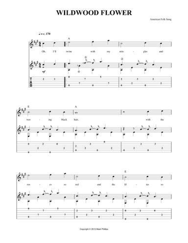 Wildwood Flower (arr. Mark Phillips)