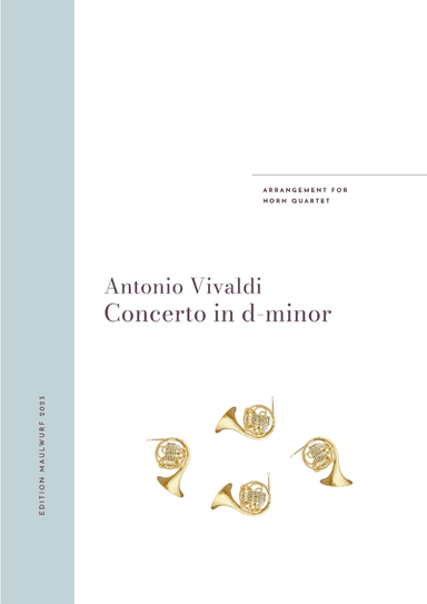 Concerto in d-minor (arr. Edition Maulwurf)