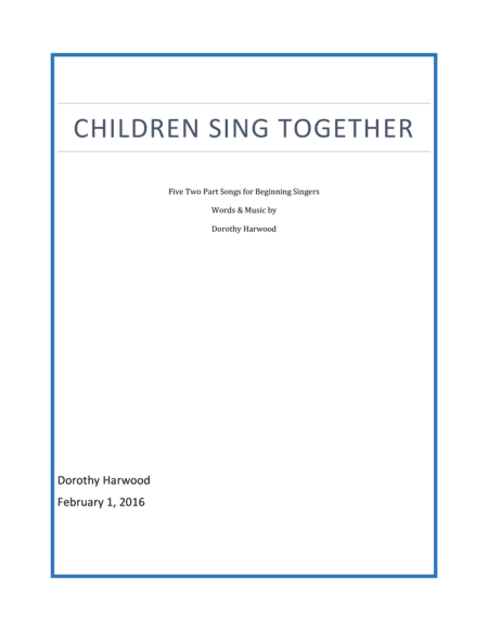 Children Sing Together