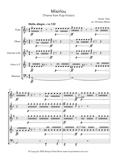 Misirlou (Theme from Pulp Fiction) (arr. Christian Morris)