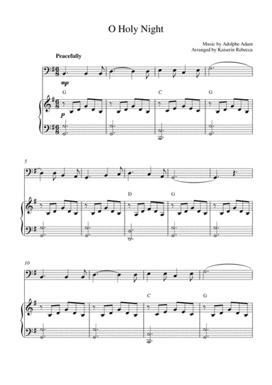 O Holy Night (arr. Kaiserin Rebecca)